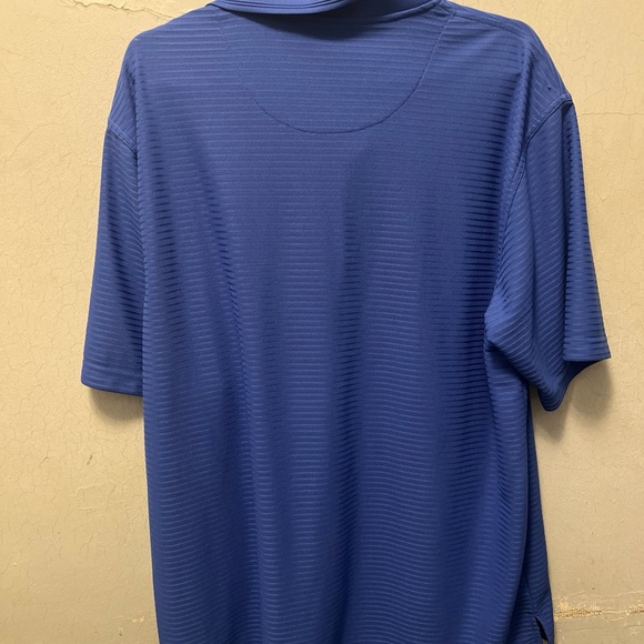 pga tour golf Mens  shirt xl Short Sleeve Blue Polyester - Picture 3 of 3